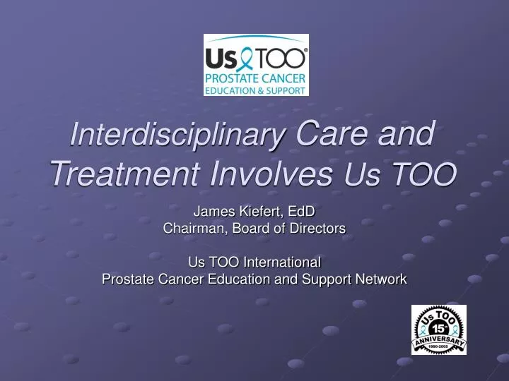 interdisciplinary care and treatment involves us too