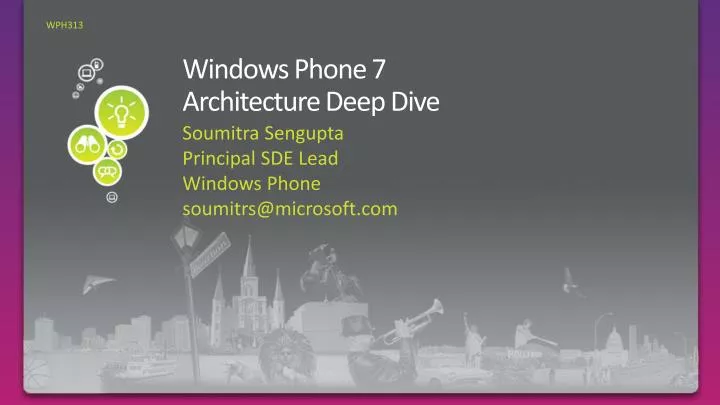 windows phone 7 architecture deep dive