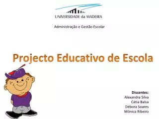 Projecto Educativo de Escola