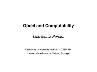 Gödel and Computability