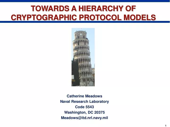 towards a hierarchy of cryptographic protocol models