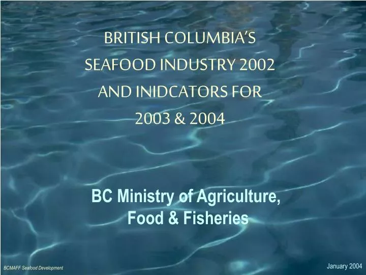 bc ministry of agriculture food fisheries