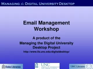 Email Management Workshop
