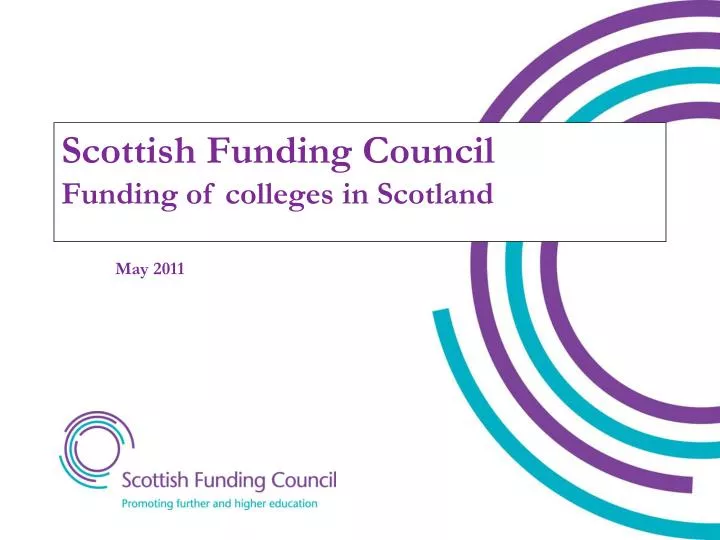 scottish funding council funding of colleges in scotland