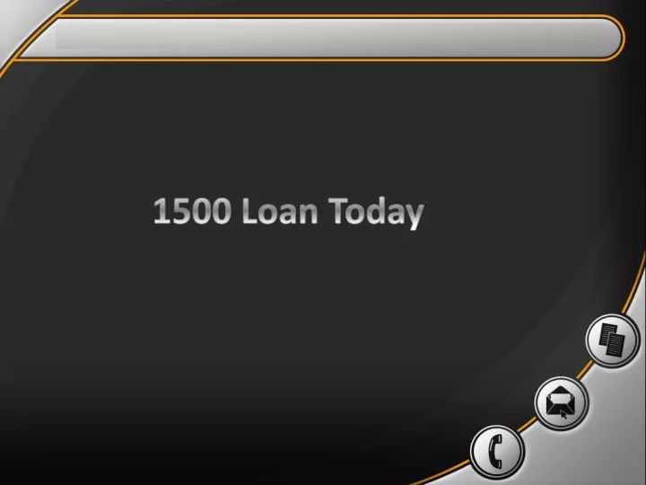1500 loan today