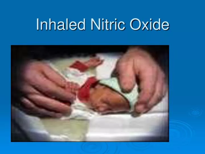 inhaled nitric oxide
