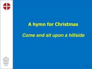 New Hymns and Songs from the Music Resource Group