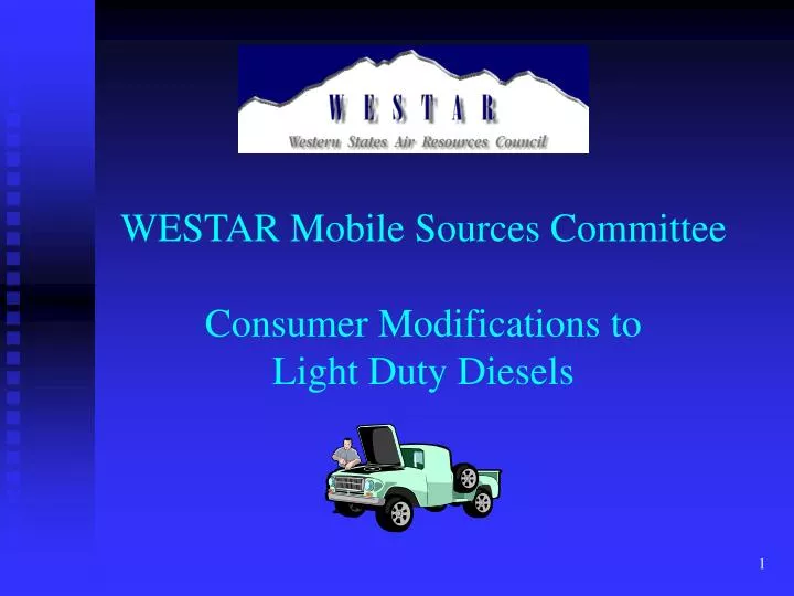 westar mobile sources committee consumer modifications to light duty diesels