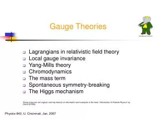 Gauge Theories