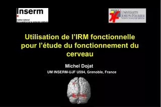 Utilisation de l’IRM fonctionnelle pour l’étude du fonctionnement du cerveau
