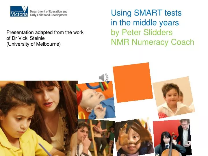 using smart tests in the middle years by peter slidders nmr numeracy coach