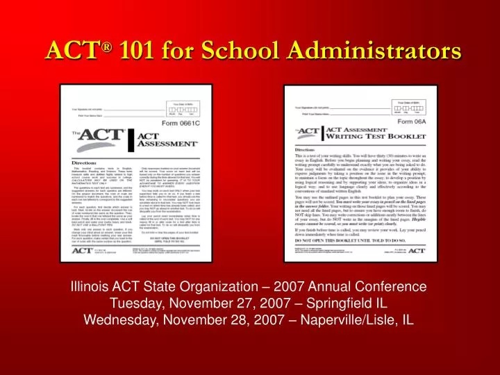 act 101 for school administrators