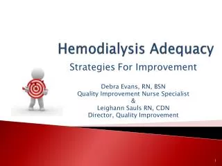 Hemodialysis Adequacy