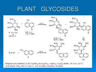 PLANT GLYCOSIDES