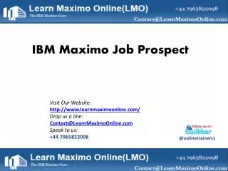 Average Salary for IBM Maximo Professionals_LMO