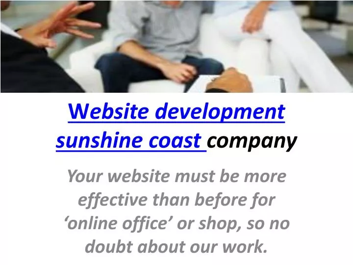 w ebsite development sunshine coast company