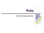Ruby - slide 1