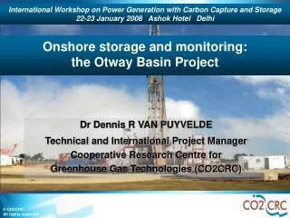 Onshore storage and monitoring: the Otway Basin Project