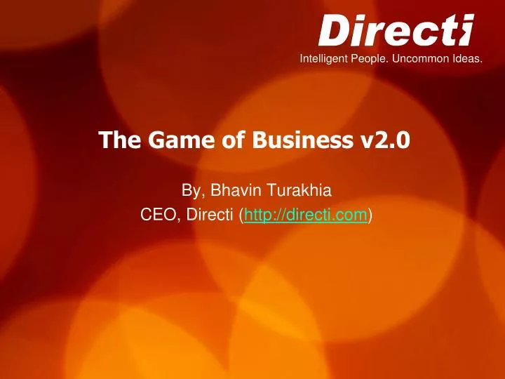 the game of business v2 0