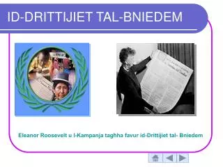 ID-DRITTIJIET TAL-BNIEDEM