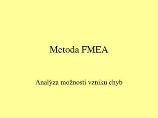 metoda fmea