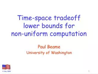 Time-space tradeoff lower bounds for non-uniform computation