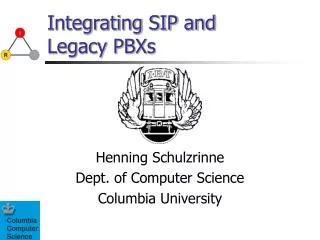 Integrating SIP and Legacy PBXs