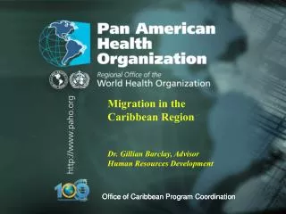 Migration in the Caribbean Region