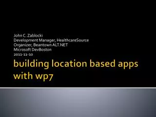 building location based apps with wp7