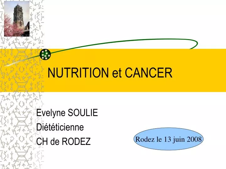 nutrition et cancer