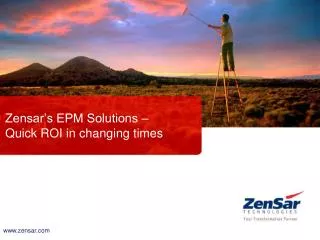 Zensar’s EPM Solutions – Quick ROI in changing times