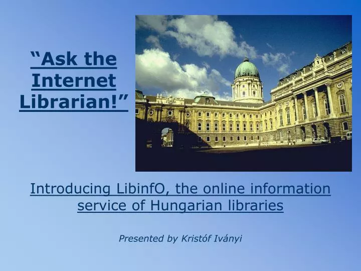 ask the internet librarian
