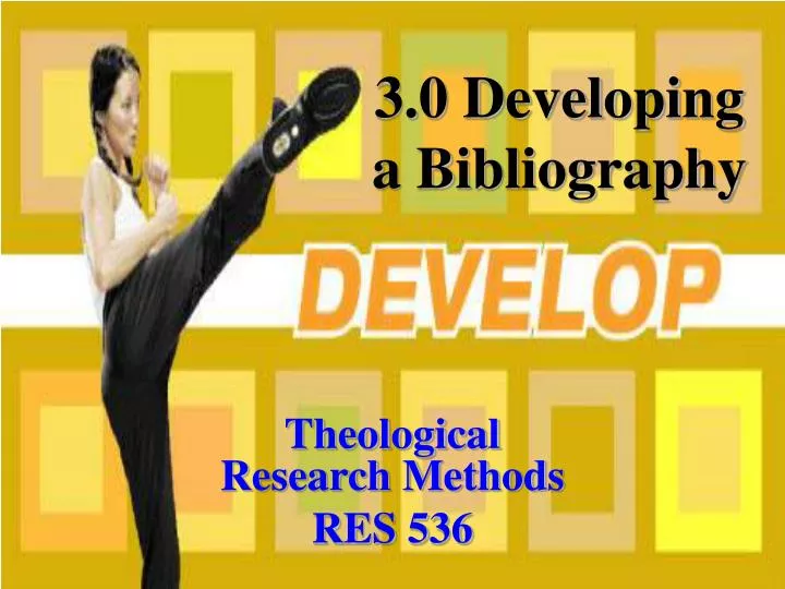 theological research methods res 536