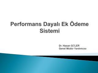 performans dayal ek deme sistemi