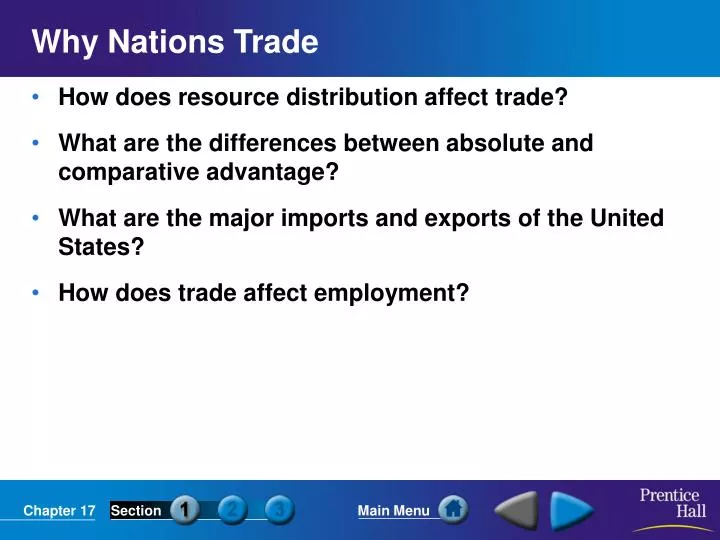 why nations trade