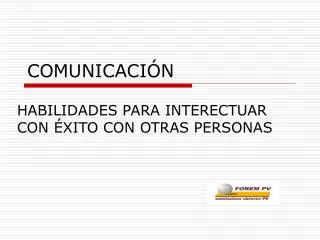 comunicaci n