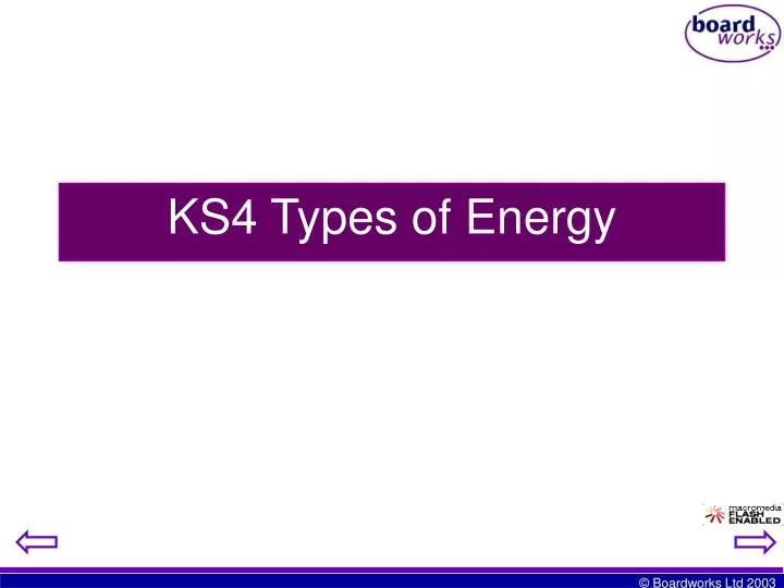 ks4 types of energy