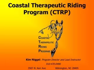 Coastal Therapeutic Riding Program (CTRP)