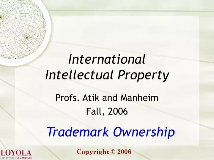 international intellectual property