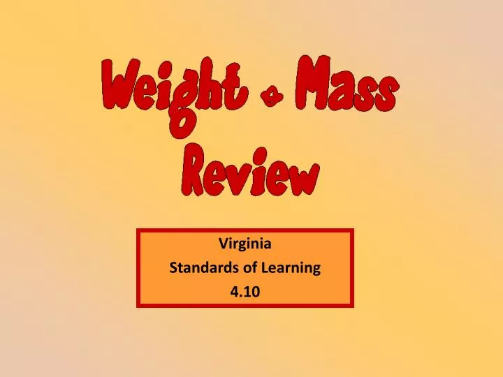 virginia standards of learning 4 10
