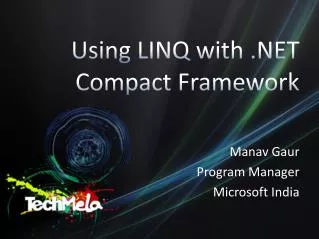 Using LINQ with .NET Compact Framework