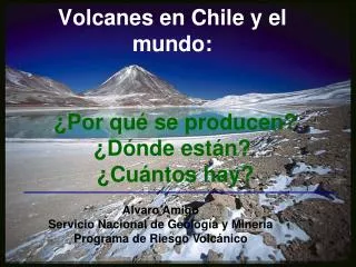 Volcanes en Chile y el mundo: ¿Por qué se producen? ¿Dónde están? ¿Cuántos hay?