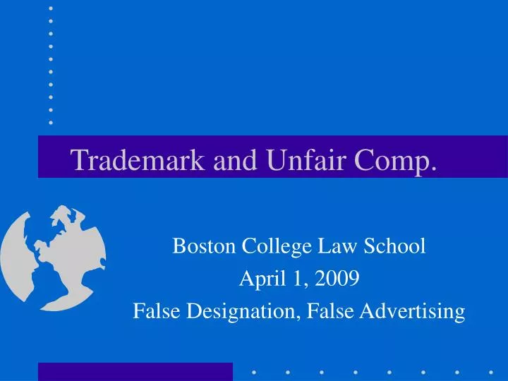 trademark and unfair comp