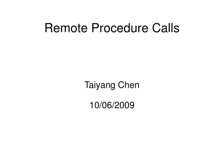 taiyang chen 10 06 2009