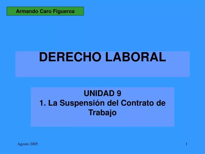 derecho laboral