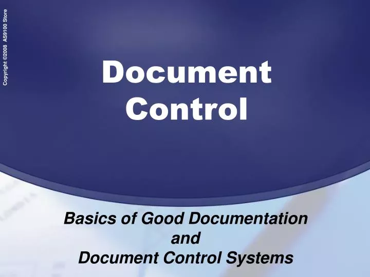 document control
