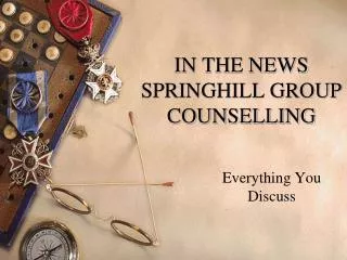 IN THE NEWS - SPRINGHILL GROUP COUNSELLING - Stem Cell Trea