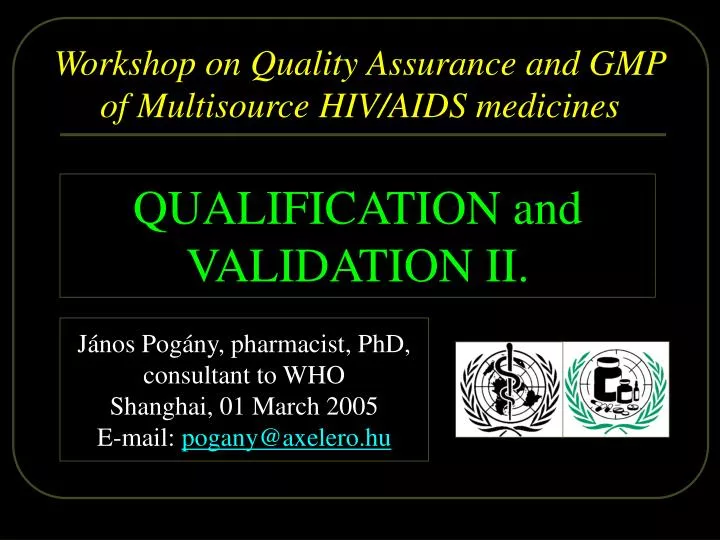 j nos pog ny pharmacist phd consultant to who shanghai 01 march 2005 e mail pogany@axelero hu