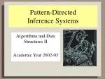 Pattern-Directed Inference Systems - slide 1