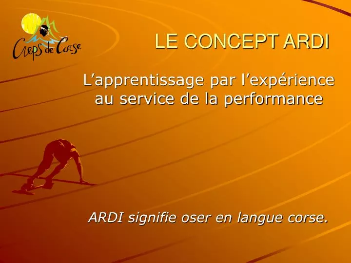 le concept ardi